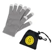 Easy Swipe Touch-Sensitive Glove With Drawstring Pouch | https://www.bestnamebadges.com