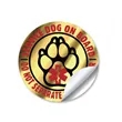 Full Color Metallic Stickers | https://www.bestnamebadges.com