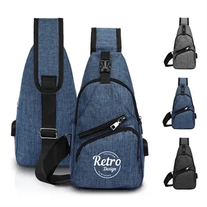 Polyester Crossbody Sling Bag