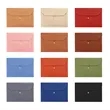 A4 Leather File Folders W/ Elastic Cord Closure | https://www.bestnamebadges.com
