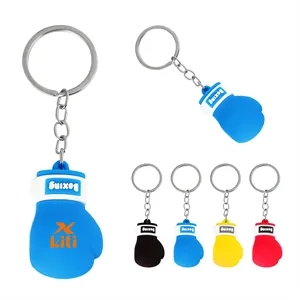 Mini PVC Boxing Glove Keychain Bag Charm