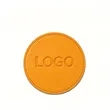 PU Leather Coaster | https://www.bestnamebadges.com