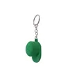 Mini PVC Baseball Cap Keychain Bag Charm | https://www.bestnamebadges.com