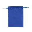 Small Satin Drawstring Gift Bag Jewelry Pouch 7"x9.8" | https://www.bestnamebadges.com