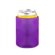 12Oz Collapsible PU leather Can Cooler Sleeve | https://www.bestnamebadges.com