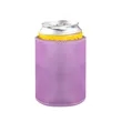 12Oz Collapsible PU leather Can Cooler Sleeve | https://www.bestnamebadges.com