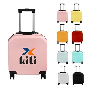 18" Small Hardside Carry On Luggage W/ Spinner Wheels & Lock