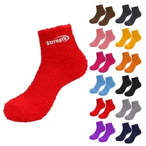 Unisex Winter Soft Cozy Fuzzy Slipper Socks