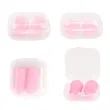 Soft Foam Noise Reduction Ear Plug W/ Plastic Case | https://www.bestnamebadges.com