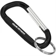 Carabiner with Split Ring | https://www.bestnamebadges.com