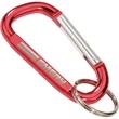 Carabiner with Split Ring | https://www.bestnamebadges.com