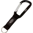 Key Tag Carabiner with Strap and Raised Rubber Patch | https://www.bestnamebadges.com