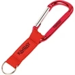 Key Tag Carabiner with Strap and Raised Rubber Patch | https://www.bestnamebadges.com