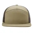 Richardson 7-Panel Flat Bill Trucker Cap | https://www.bestnamebadges.com