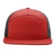 Richardson 7-Panel Flat Bill Trucker Cap | https://www.bestnamebadges.com