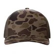 Richardson Printed Five-Panel Camo Trucker Cap | https://www.bestnamebadges.com