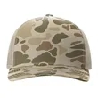 Richardson Printed Five-Panel Camo Trucker Cap | https://www.bestnamebadges.com
