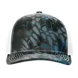 Richardson Printed Five-Panel Camo Trucker Cap | https://www.bestnamebadges.com
