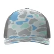 Richardson Printed Five-Panel Camo Trucker Cap | https://www.bestnamebadges.com