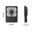 Ultra Slim Portable Desk Handheld Fan With Foldable Stand | https://www.bestnamebadges.com