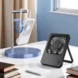 Ultra Slim Portable Desk Handheld Fan With Foldable Stand | https://www.bestnamebadges.com