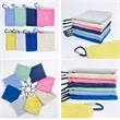 Custom Golf Microfiber Towel With Clip | https://www.bestnamebadges.com