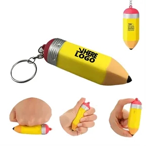 Stress Pencil Keychain PU Foam Toy Pressure Relief
