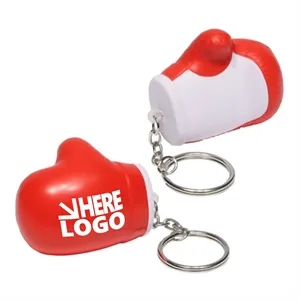 Boxing Glove Stress Reliever Key Chain