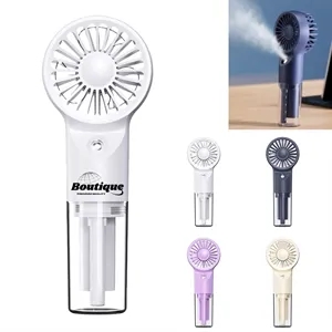 Portable Rechargeable Cooling Spritz Handheld Misting Fan