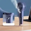 Portable Rechargeable Cooling Spritz Handheld Misting Fan | https://www.bestnamebadges.com