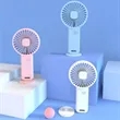2in1 USB Rechargeable Handheld Fan With Phone Holder Stand | https://www.bestnamebadges.com
