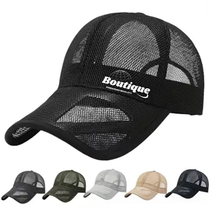 Summer Breathable Mesh Baseball Cap Trucker Hat