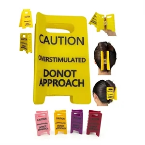 Funny Warning Sign Hair Clip