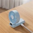 Small Portable Handheld Fan Neck Mounted With Display | https://www.bestnamebadges.com
