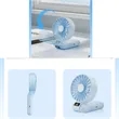 Small Portable Handheld Fan Neck Mounted With Display | https://www.bestnamebadges.com