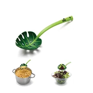 Funny Creative  Leaf Shaped Kitchen Strainer Ladle