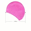 High-Elasticity Waterproof Silicone Comfortable Swimming Cap | https://www.bestnamebadges.com