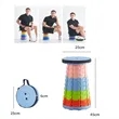 Foldable Vibrant Telescopic Stool | https://www.bestnamebadges.com