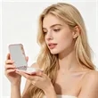1X/2X Magnifying Makeup Compact Mirror W/ Lights | https://www.bestnamebadges.com