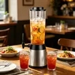 3L Plastic Clear Drink Dispenser Container W/ Ice Cylinder | https://www.bestnamebadges.com