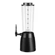3L Plastic Clear Drink Dispenser Container W/ Ice Cylinder | https://www.bestnamebadges.com