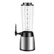 3L Plastic Clear Drink Dispenser Container W/ Ice Cylinder | https://www.bestnamebadges.com
