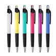 1.0mm Plastic Retractable Ballpoint Pens W/ No Slip Grip | https://www.bestnamebadges.com