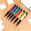 1.0mm Plastic Retractable Ballpoint Pens W/ No Slip Grip | https://www.bestnamebadges.com