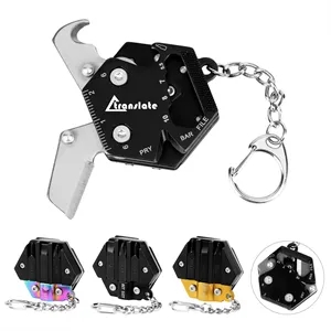 Foldable Mini Multitool Keychain For Travel