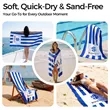 400GSM Custom Beach Towel With Full Color Print | https://www.bestnamebadges.com