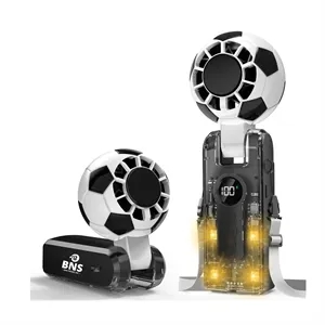 Soccer Themed Semiconductor Cooling Fan with LED Display