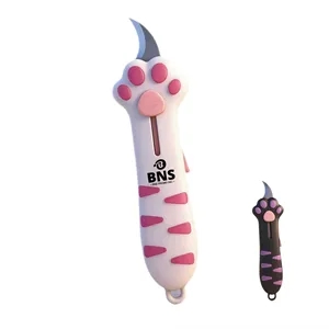 Cat Claw Box Cutter with Retractable Blade for Everyday Use