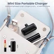 Portable Power Bank with Built in Lightning Cable for iPhone | https://www.bestnamebadges.com