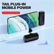 Portable Power Bank with Built in Lightning Cable for iPhone | https://www.bestnamebadges.com